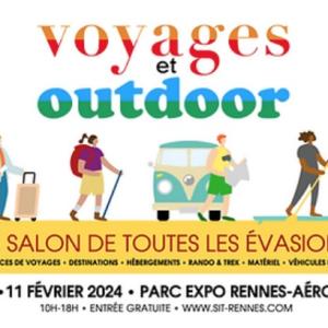 Salon Voyages et Outdoor de Rennes 2024 Visuel